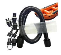 Generico Paddle Board Pump Hose - 1 Meter Corrugated Paddle Board Parts | Inflate Your Watercraft Effortlessly With A Durable 1-meter Corrugated Replacement Hose Equipped With Versatile Adapters