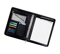Generico PADFOLIO CETTURA - Porta del blocco note esecutivo, riprendi file, cartella in pelle PU | Profilo sottile con tasche interne per documenti di viaggio per uso aziendale e presentazione profes
