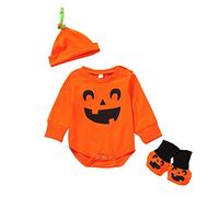Generico Pagliaccetto Neonato Halloween Cosplay Costume Tutina Bambina Pipistrello/Zucca/Strega Maniche E Tute per Neonati Il Mio Primo Mantello da Pipistrello di Adatto Altezza 90-150 Cm