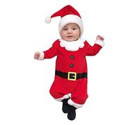 Generico Pagliaccetto Neonato per Natale, Bambino Ragazze Ragazzi My First Christmas Costume Babbo Natale Bambino Regalo Natale Tutine Neonato 0-18 Mesi
