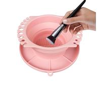 Generico Paint Brush Cleaner Cup | Silicone Non-Spill Foldable | Painting Brush Cleaner Washer Cup for Artist Painters Kids Adults Home Class Studio Travel