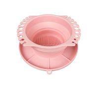 Generico Paint Brush Cleaner Foldable Cup, Silicone Non-Spill Washer ABS 16.3x6.5cm, for Artist Tools, Studio Use, Easy Cleaning, Daily Painting