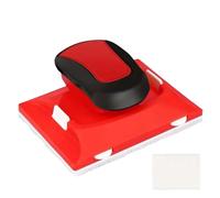 Generico Paint Edger Tool | ABS, Red, 12x9x5cm, 110g | Latex Paint Flat Edge Cutter With 1 Replacement Pad | Wall & Ceiling Trimmer For Perfect Edges
