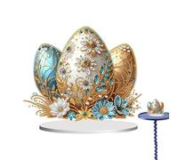 Generico Painting Kits for Adults - ABS 23.8x19cm | Handmade Egg Tabletop Gem Art Craft | Special Shape Rhinestone Easter Crystal Painting Decor for Home Display And DIY Hobby Use