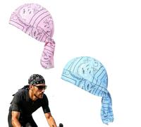 Generico Paisley Cooling Headscarf cap,Breathable Printed Bandana Hat,Wicking Elastic Fit Helmet Liner Head Scarf for Cycling Sports (2, E)