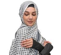 Generico Palestina - Sciarpa Tradizionale | Shemagh Scarf Men & Women | Palestina Scarf Shemagh Involucro Del Collo Tattico Testa Adatto Per L'abbigliamento Culturale Da Viaggio All'