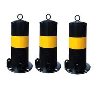 Generico Paletto di Sicurezza in Acciaio per Protezione parcheggi, barriera di Controllo del Traffico, Colonna Antiurto per vialetti, palo di Sicurezza Stradale Durevole, paletto di parcheggio per im