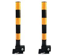 Generico Paletto di Sicurezza interrato per impieghi gravosi, palo di parcheggio Giallo per Il Controllo del Traffico nei Magazzini, barriera per vialetti di Facile Installazione, paletto di parchegg