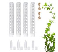 Generico Pali di Muschio,Bastone Impilabile da 65 Cm - Design A Maglia Supporti Piante da Interno - per Interni Esterni Balcone Giardino Vivaio Orchidee Rampicanti