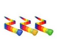 Generico Palla Arcobaleno | 3 Palline da Allenamento con Coda Arcobaleno,Gioco di Lancio e Presa per Allenamento in Cortile, Interni, Parco, Scuola, Spazi Aperti e Area Giochi
