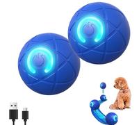 Generico Palla per Cani, Pallina per Cani Che Si Muove da Sola, Pallina Interattiva Ricaricabile Tramite USB, Palla Rotante Automatica Resistente, Giocattoli interattivi per Tutti i Cani