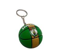 Generico Palla Portachiavi Compatibile con NBA Celtics Basket Gadget Accessori Idea Regalo Uomo Donna Bambino Ciondolo Creativo 3D