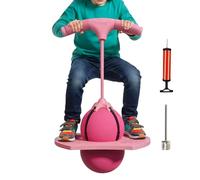 Generico Palla Rimbalzante,Salterello Portatile Sicuro e Divertente con Maniglia e Pompa - Saltellante per Bambini e Adulti | per Adulti Ragazzi Gioco Fitness Esercizio Sport Ricreazione