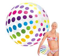 Genérico Palla Spiaggia Gonfiabile,Pallone Spiaggia Gonfiabile Arcobaleno | Favori Galleggianti Esterno Giochi Acqua Campeggio Lago Compleanno Bambini Festa Teen Giardino Famiglia Scuola