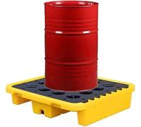 Generico Pallet Garage Garage Wall Racks Industrial Modular Spill Platform Contenimento Pallet Warehouses Factory Anti-Perdita Tamburo, Piattaforma impilabile per Il con