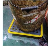 Generico Pallet impilabile per Il Controllo delle fuoriuscite, Resistente e con Sistema di drenaggio, Piattaforma Industriale per Il contenimento di fusti e Materiali infiammabili, Ideale per Garage,