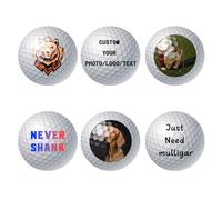 Generico Palline da Golf Personalizzate Palla Personalizzata e Palline Golf come Regali Personalizzati Regali Personalizzati con Palline Golf Personalizzate (Quantità 6)