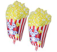 Generico Palloncini in Pellicola di Alluminio, Decorazione Divertente di Popcorn 2 Pezzi e Facile da Montare per Feste a Tema Cinema per Shower e Riunioni Familiari