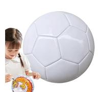 Generico Pallone da calcio autografo - Pallone da calcio bianco | Pallones da calcios autografo bianco vuoto misura 5/4/3 | calcios firmato per trofei, ricordi di cerimonie, regali di laurea, regali