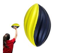 Generico Pallone Da Rugby Per Bambini Da 5 Pollici - Giocattolo Da Calcio A In Spugna A Rimbalzo Lento | Pallone Da Calcio Morbido 15x10x8 Cm Per Pratica Di Allenamento Per Bambini Rosso Aranci