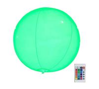 Generico Palloni Da Spiaggia Che Si Illuminano | 60 Centimetri Gonfiabile LED Con Telecomando,Giocattoli Luminosi Da Esterno | Per Piscina Acquatico Cortile Patio Campeggio Riunioni Di Famiglia Feste