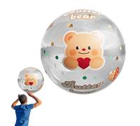 Generico Palloni Da Spiaggia Per Bambini, 60 Cm Palloni Trasparenti Gonfiabili, Giocattolo Acquatico per Vacanze Famiglia Parco Adulti Spiaggia Giardino