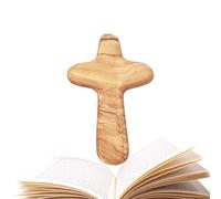 Generico Palm Crosses - Smooth Hand Held Olive Wood Prayer Crosses Pocket