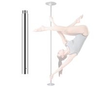 Generico Palo da Ballo Regolabile in Silicone - Kit Portatile per Danza statica e Rotante, Ideale per Fitness ed Esercizi a casa, Perfetto per la Pratica della Danza e Gli allenamenti.