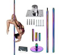 Generico Palo da Pole Dance Girevole Portatile per casa, Studio o Feste - Ideale per Esercizi e Performance, Supporto Robusto, Facile da Montare, Perfetto per Tutti i Livelli di abilità.