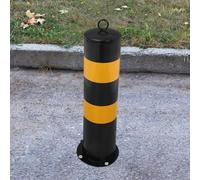 Generico Palo di Sicurezza in Metallo Resistente - Barriera di parcheggio Durevole e delimitatore di Traffico per parcheggi, Passi carrai e Aree protette (120 cm)