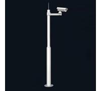 Generico Palo di Supporto per Telecamera CCTV Resistente alle intemperie e ai Danni atmosferici, Supporto per videosorveglianza Esterna, Staffa di Estensione in Metallo Resistente per Una Maggiore st