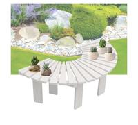 Generico Panca Avvolgente For Albero, Sedia Da Riposo In Legno, Supporto Decorativo Semicircolare For Piante, For Uso Interno/esterno, Carico 300 Kg(Color 4)