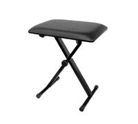 Generico Panca For Pianoforte Pieghevole E Regolabile, Panca For Tastiera Musicale Resistente, Con Cuscino In Pelle PU, Capacità Di 100 Kg, Facile Da Trasportare, For Studio Di Scuola(Black)