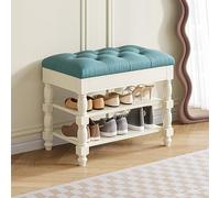 Generico Panca portascarpe con Piano Ribaltabile, Seduta Imbottita in Pelle PU, Spazio Nascosto, portascarpe per Ingresso, Panca con ripiano per Letto, Elegante Organizer per Soggiorno e Camera da Le