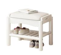 Generico Panca Portascarpe, Ripiano Portaoggetti For Scarpe A 2 Livelli, Panca Portaoggetti Con Cuscino, For Ingresso, Corridoio, Bagno, Soggiorno(Color2,45x30x40cm)