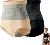 Generico Pancera Contenitiva Donna Pancia Pantaloncini Modellanti Termogenici Guaina Contenitiva Donna Vita Alta Panciera Contenitivo Pancia (IT, Testo, XXL, Regular, Regular, Black+Beige)