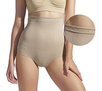 Generico Pancera Contenitiva Donna Senza Cuciture Modellante Da Donna A Vita Alta Mutandine A Compressione Dopo Parto Panciere Post Parto Body Contenitivo Beige Xl Xxl