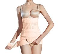 Generico Pancera Dimagrante Donna Leggings Anticellulite Cinturino Da Contrazione A Forma Sottile Elastico In Vita Da Donna Casual Solido Sportivo In Vita Costumi Contenitivi Pancia Body Beige L