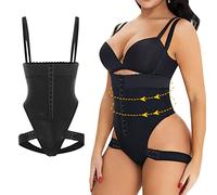 Generico Pancera Post Parto Pancia Piatta Dimagrante Forte Vita con Culo Pancia Nuovo Traspirante Control The E 2021 Stringere Fianchi Aperto Busto Trainer Body Donna Maniche Corte Black XXL