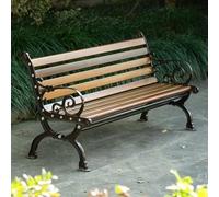 Generico Panchina da Esterno con Schienale, Panchina da Giardino for 2-3 Persone, Resistenti Alle Intemperie, Divanetto a Due Posti Adatto a Tutte le Stagioni for Balcone, Veranda, Cortile, Parco