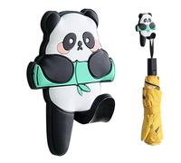 Genérico Panda Hooks - Wall Hooks - Cute Panda Towel Hanger - Adesivo Strong Stick-onn Hook For Bathroom, Bedroom, Entryway, Kids Room, Closet - Single Decorative Organizer For Towels, Keys, Bags