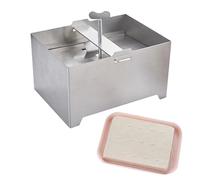 Generico Paneer Maker - 304 Stainless Steel Cheese Mold, Professional Heavy Duty Press, Integrated Drainage & Drip Tray, Food-Grade Kitchen Presser, Easy Clean Maker Kit, Durable Curd Strainer | For