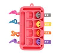 Generico Pannello Attività per Bambini - Giocattolo Educativo In Silicone,Giocattoli Sensoriali Per La Prima Infanzia | Per Bambini Di 1-3 Anni Maschi Femmine Scuola Classe Asilo Viaggio