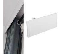 Generico Pannello Decorativo per Tenda a Manto - Baffle in Lega di Alluminio per Montaggio a soffitto, Senza binari, Copertura per Asta per Tenda da 3,2 Piedi, Ideale per finestre da 3 a 23 Piedi, El