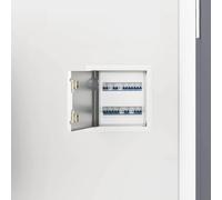 Generico Pannello di Accesso 2 PCS Bianco 20 x 20 cm Acciaio,Bianco,1.53kg,42010264