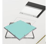 Generico Pannello di Accesso a Filo per soffitto in cartongesso - Porta di Accesso per soffitta 16x16 Pollici, Portello Nascosto per impianti Idraulici e di Riscaldamento, Soluzione per Il migliorame