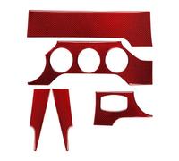 Generico Pannello di Controllo della Console Centrale Interna per Auto, Copertura della Cornice, Decorazione per Modanatura per Mustang 2015-2021 Adesivo riempitivo(Rosso)