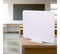 Generico Pannello divisorio Acustico per scrivania, divisorio per la Privacy per casa e Aula, Schermo fonoassorbente, Bianco, L 50*W 30cm, blocca Le distrazioni visive, Ideale per biblioteche e uffic