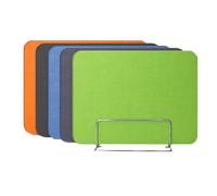 Generico Pannello divisorio da scrivania, divisorio Portatile, Schermo fonoassorbente con Supporti in Acciaio, separatore da Ufficio Leggero 30x40 cm per la riduzione del Rumore e Una Maggiore concen