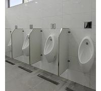 Generico Pannello divisorio per orinatoio a Parete, divisorio per la Privacy per bagni Maschili, Ideale per scuole, Centri Commerciali e asili, Soluzione per la Salute pubblica (Set da 2)